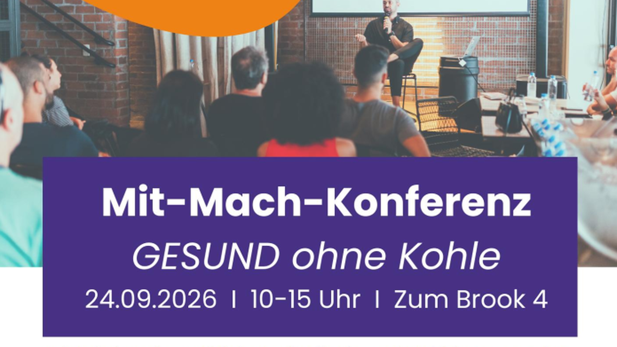 Save the Date: Mit-Mach-Konferenz „GESUND ohne Kohle“ Save the Date: Mit-Mach-Konferenz "GESUND ohne Kohle"