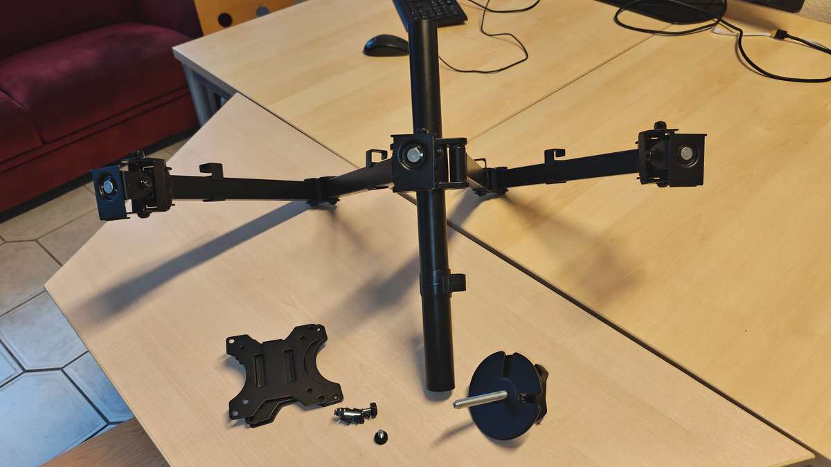 3-fach Monitorhalterung